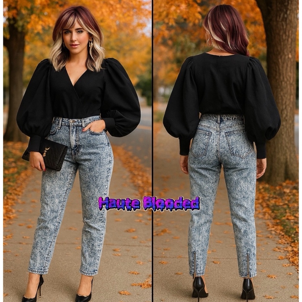 Vintage 80’s Stefano Jeans Acid Washed Mom High Waist Zip ALT egirl Punk Grunge - Picture 14 of 14